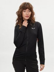 Salewa Bluza techniczna Puez 28522 Czarny Slim Fit. Czarne bluzy damskie Salewa, bez wzorów, z syntetyku, bez kaptura. Za 467.99 zł.