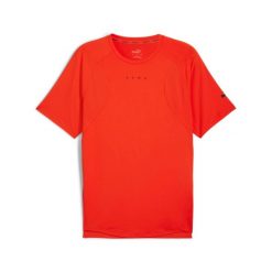 Koszulka Puma NRJ Clou Mesh. Czerwone koszulki sportowe męskie Puma, l, bez wzorów, z materiału, bez kołnierzyka, bez ramiączek, do biegania. Za 169.50 zł.
