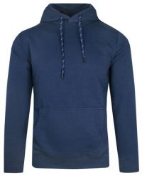 Bluza Kangurka Granatowa z Kapturem, Męska -PAKO JEANS. Niebieskie bluzy męskie Pako Jeans, l, bez wzorów, z bawełny, z kapturem. Za 169.00 zł.
