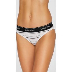 Calvin Klein Underwear - Figi. Brązowe figi damskie Calvin Klein Underwear, z dzianiny. Za 79.90 zł.