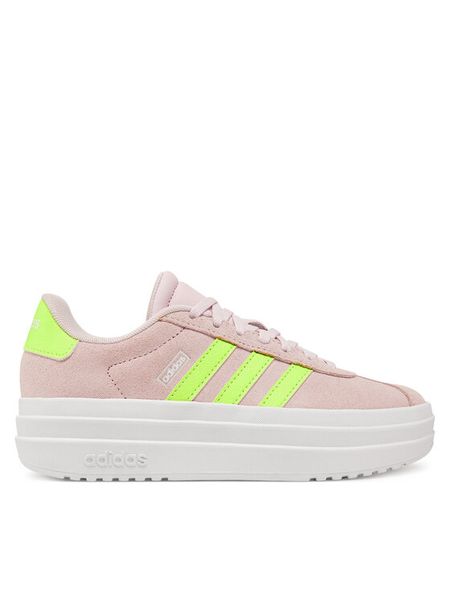 Adidas Sneakersy VL Court Bold JI1017 Różowy. Czerwone buty sportowe dziewczęce Adidas, bez wzorów, ze skóry, bez zapięcia. Za 199.99 zł.