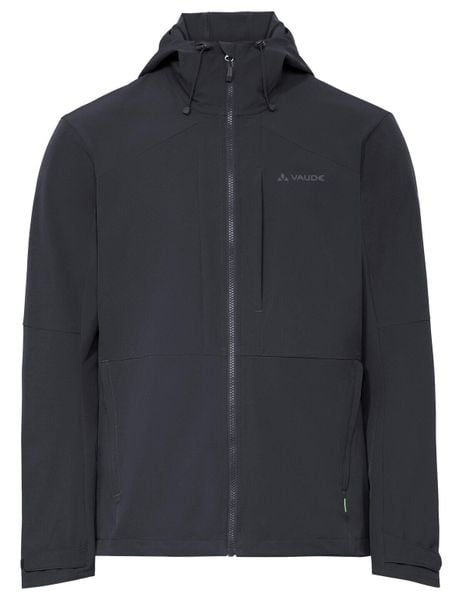 Kurtka softshellowa M Elope Wind Jacket. Czarne kurtki męskie Vaude, m, bez wzorów, z hardshellu, bez kaptura. Za 559.00 zł.