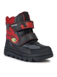Geox Śniegowce J Willaboom Boy B Ab J36LFA 050FU C0048 M Czarny. Czarne buty zimowe chłopięce Geox, bez wzorów, z materiału, bez zapięcia. Za 349.99 zł.