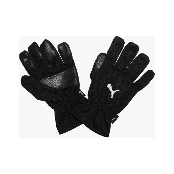 Puma Rękawiczki Winter Players , czarny, rozmiar S. Czarne rękawiczki męskie Puma, bez wzorów, z materiału, sportowe. Za 39.99 zł.