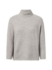 Someday Damski sweter z dzianiny z wełną - detal Tiola Kobiety Sztuczne włókno szary marmurkowy, M. Szare swetry damskie someday., m, bez wzorów, z dzianiny, bez kołnierzyka, bez ramiączek, bez kaptura. Za 479.95 zł.