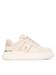 Tommy Hilfiger Sneakersy T3A9-35091-1355359 S Beżowy jasny. Brązowe buty sportowe dziewczęce Tommy Hilfiger, bez wzorów, ze skóry, bez zapięcia. Za 399.99 zł.