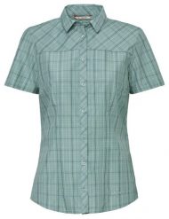 Koszula-bluzka damska Tacun Shirt II. Zielone bluzki damskie Vaude, bez wzorów, z materiału, bez kołnierzyka, bez ramiączek. Za 239.00 zł.