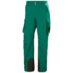 Spodnie narciarskie Helly Hansen Ullr D. Zielone spodnie snowboardowe męskie Helly Hansen, l, bez wzorów, z materiału, narciarskie. Za 844.50 zł.
