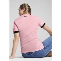 Damska koszulka domowa Palermo F.C. 24/25 PUMA Team Light Pink Black. Czarne koszulki sportowe damskie Puma, xl, bez wzorów, sportowe, bez kołnierzyka. Za 449.00 zł.