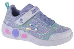 Kapcie SKECHERS PRINCESS WISHES Szary. Fioletowe kapcie damskie Skechers, bez wzorów, z materiału. Za 189.99 zł.