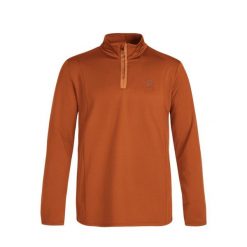 Sweter 1/4 zip Protest Will. Brązowe bluzy sportowe damskie Protest, na zimę, bez wzorów, sportowe, bez kołnierzyka, bez ramiączek, bez kaptura. Za 224.00 zł.