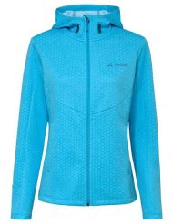 Kurtka damska Skomer Hiking Hoody. Niebieskie kurtki damskie Vaude, na zimę, bez wzorów, z materiału, z kapturem. Za 496.45 zł.