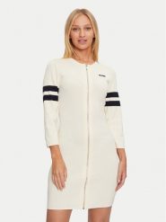 Guess Sukienka dzianinowa V4BK05 ZZ04U Écru Regular Fit. Sukienki damskie Guess, l, z aplikacjami, z dzianiny, bez kołnierzyka, bez ramiączek. W wyprzedaży za 329.99 zł.