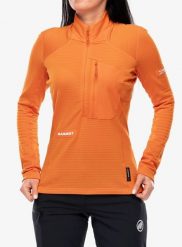 Bluza damska bez kaptura Mammut Eiger Nordwand Advanced FL Half Zip Pull. Brązowe bluzy damskie Mammut, xs, bez wzorów, z materiału, bez kaptura. Za 654.49 zł.