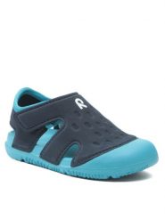 Reima Sandały Koralii 5400070A Granatowy. Niebieskie sandały chłopięce Reima, z syntetyku, bez zapięcia. Za 179.99 zł.