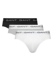 Gant Komplet 3 par slipów 900023001 Kolorowy. Slipki męskie GANT, m, bez wzorów, z bawełny. Za 149.99 zł.