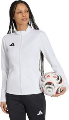 Adidas Bluza damska adidas Entrada 26 Track biała JZ6603 2XL. Białe bluzy damskie Adidas, xl, bez wzorów, bez kaptura. Za 193.31 zł.