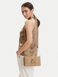 LOVE MOSCHINO Torebka JC4269PP0OKH1209 Beżowy. Brązowe torebki do ręki damskie Love Moschino, bez wzorów, ze skóry, wizytowe, bez dodatków. Za 819.99 zł.