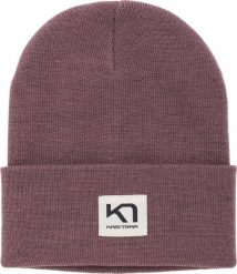 Czapka zimowa damska Kari traa ROTHE BEANIE. Brązowe czapki i kapelusze damskie Kari Traa, na zimę, z aplikacjami, z poliesteru, klasyczne. Za 183.27 zł.
