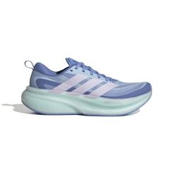 Damskie buty do biegania adidas Supernova Glide. Niebieskie obuwie sportowe damskie Adidas, bez wzorów, z meshu, do biegania. Za 553.50 zł.