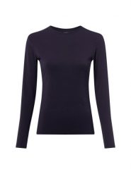 Brookshire Damska koszulka z długim rękawem Kobiety Sztuczne włókno niebieski jednolity, XXXL. Niebieskie t-shirty damskie brookshire, bez wzorów, z tkaniny, sportowe, bez kołnierzyka. Za 149.95 zł.