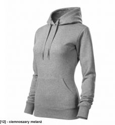 Cape Free - ADLER - Cape Free - Bluza damska, 320 g/m2, 65 % bawełna, 35 % poliester - ciemnoszary melanż 2XL. Szare bluzy damskie Malfini, m, bez wzorów, z bawełny, bez kaptura. Za 144.49 zł.