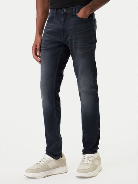 HUGO Jeansy 50555175 Granatowy Extra Slim Fit. Niebieskie jeansy męskie Hugo. Za 271.99 zł.