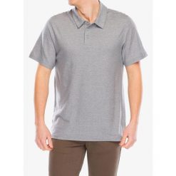 Koszulka polo męska Smartwool Short Sleeve Polo. Szare koszulki polo męskie Smartwool, m, bez wzorów, bez ramiączek. Za 308.99 zł.