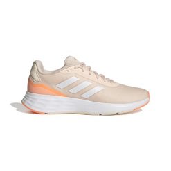 Buty do biegania dla kobiet adidas Start Your Run. Czerwone obuwie sportowe damskie Adidas, bez wzorów, z materiału, do biegania. Za 404.99 zł.