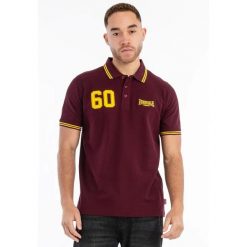Koszulka polo o klasycznym kroju Lonsdale Hellister. Czerwone koszulki polo męskie Lonsdale, m, z aplikacjami, z bawełny, bez kołnierzyka, bez ramiączek, na golfa. Za 183.00 zł.