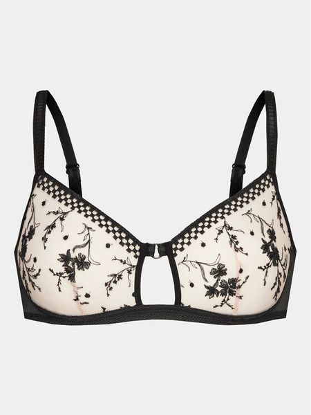 Passionata Biustonosz bezfiszbinowy Suzy P41RP9 Czarny. Czarne biustonosze Passionata, bez wzorów, z syntetyku. Za 199.99 zł.