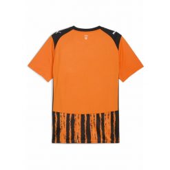 Męska koszulka domowa FC Shakhtar Donetsk 25/26 PUMA Rickie Orange Black. Brązowe koszulki sportowe męskie Puma, l, bez wzorów, bez kołnierzyka, bez ramiączek, do piłki nożnej. Za 429.00 zł.