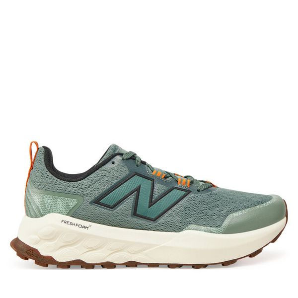 Buty do biegania New Balance. Zielone buty sportowe męskie New Balance, bez zapięcia, do biegania. Za 369.99 zł.