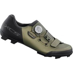 MTB - Buty kolarskie SH-XC502, Moss Green. Zielone buty sportowe męskie Shimano, bez zapięcia, rowerowe. Za 688.40 zł.