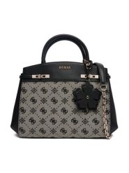 Guess Torebka Melinda HWJP99 02060 Czarny. Czarne torebki do ręki damskie Guess, z aplikacjami, ze skóry, bez dodatków. Za 679.99 zł.