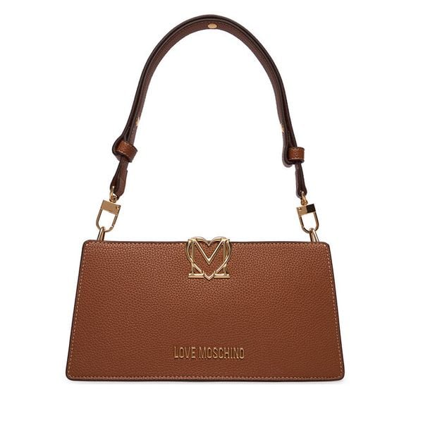 Torebka LOVE MOSCHINO. Brązowe torebki do ręki damskie Love Moschino, bez wzorów, klasyczne, bez dodatków. Za 511.99 zł.