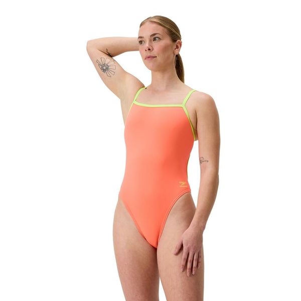 Strój kąpielowy damski Speedo Fl Solid Tri Back Af. Brązowe kostiumy jednoczęściowe damskie Speedo, uniwersalny, bez wzorów, klasyczne, na fitness i siłownię. Za 203.99 zł.