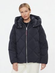 Tommy Hilfiger Kurtka puchowa Diamond Baffle WW0WW40199 Granatowy Relaxed Fit. Niebieskie kurtki damskie Tommy Hilfiger, xxs, bez wzorów, z puchu, bez kaptura. Za 1,119.00 zł.
