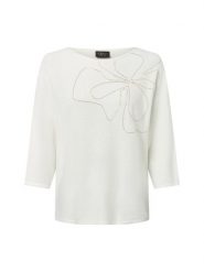 S.Oliver BLACK LABEL Swetry Kobiety Bawełna biały, 44. Białe swetry damskie s.Oliver BLACK LABEL, s, bez wzorów, z bawełny, eleganckie, bez kołnierzyka, bez ramiączek, bez kaptura. Za 279.95 zł.