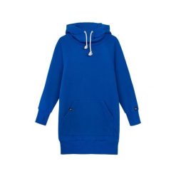 Bluza sportowa z kapturem damska DEEP TRIP Luzak. Niebieskie bluzy damskie DEEP TRIP, l, bez wzorów, z bawełny, z kapturem. Za 369.00 zł.