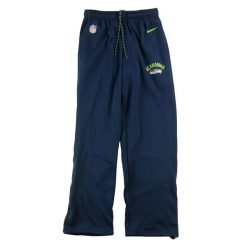 Second life - Spodnie dresowe męskie NFL Seattle Seahawks - Jak nowy. Niebieskie spodnie sportowe męskie Nike, m, bez wzorów, z dresówki, do biegania. Za 149.06 zł.