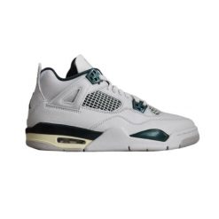 Buty sportowe unisex Air Jordan 4 Retro Oxidized Green. Białe obuwie sportowe damskie Jordan, bez wzorów, z materiału, do koszykówki. Za 1,376.05 zł.