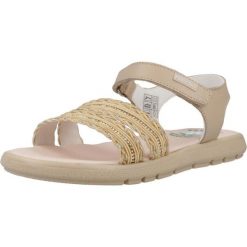 Sandały PABLOSKY 448930P Brązowy. Brązowe sandały damskie Pablosky, bez wzorów, ze skóry, bez obcasa, bez zapięcia. Za 228.99 zł.
