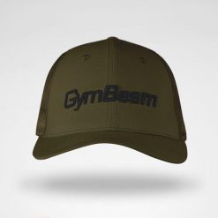 Czapka unisex z daszkiem wentylowana zielona Mesh Panel Cap. Zielone czapki i kapelusze męskie GYMBEAM, bez wzorów, z bawełny, sportowe. Za 42.90 zł.