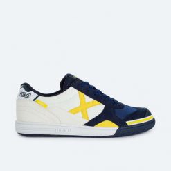 Buty piłkarskie męskie MUNICH Gresca. Niebieskie buty sportowe męskie munich, bez zapięcia, do piłki nożnej. Za 289.99 zł.