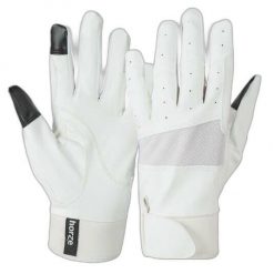 Rękawiczki stretch z neoprenowym mankietem dla kobiet Horze. Białe rękawiczki damskie HORZE, bez wzorów, z neoprenu, sportowe. Za 115.50 zł.