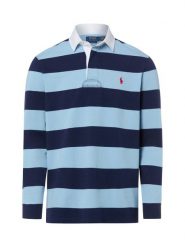 Polo Ralph Lauren Męska koszulka polo - klasyczny krój Mężczyźni Bawełna niebieski, M. Niebieskie koszulki polo męskie Polo Ralph Lauren, m, bez wzorów, z bawełny, bez kołnierzyka, bez ramiączek. Za 859.95 zł.