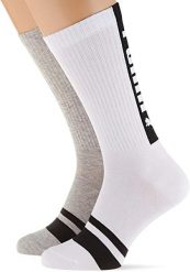 Skarpety Męskie Puma Seasonal Logo Socks Białe 39-42. Białe skarpety męskie Puma, bez wzorów, z bawełny. Za 111.99 zł.