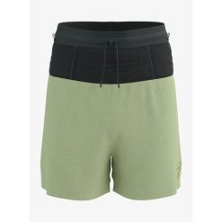 Spodenki do biegania męskie Compressport Trail Racing Overshort. Zielone krótkie spodenki sportowe męskie Compressport, m, bez wzorów, do biegania. Za 371.99 zł.