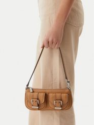 MICHAEL Michael Kors Torebka Zoe 32S5SZCU1L Brązowy. Brązowe torebki do ręki damskie MICHAEL Michael Kors, bez wzorów, ze skóry, bez dodatków. Za 480.99 zł.